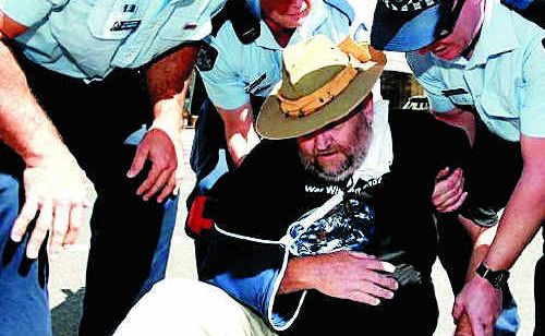 Mr Law’s protests mean he is no stranger to Queensland Police or the ADF. Mr Law’s protests mean he is no stranger to Queensland Police or the ADF.